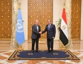 جوتيريش يشيد بالجهود المصرية الرامية إلى تجنب التصعيد فى منطقة الخليج