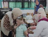 إقبال على تطعيم الأطفال بالوحدات الصحية ضد الحصبة ومدارس كفر الشيخ.. فيديو وصور