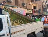 محافظ سوهاج: رفع ومصادرة 336 مخالفة إشغالات بحي شرق على مدار يومين