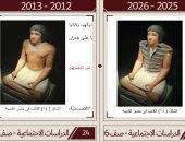 تعرف على تمثال الكاتب المصرى القديم.. بعد تغطيته فى كتاب مدرسى بسوريا 