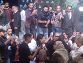 وفاء عامر وعمر عبدالعزيز وهانى لاشين أول الحضور بمهرجان VS-FILM للأفلام القصيرة جدا
