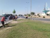 جهاز التطوير والتجميل بالإسماعيلية يكثف أعمال رفع كفاءة المداخل والمحاور 