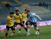 زيكو يسجل الهدف الثانى لبيراميدز فى مرمى دجلة (2-1)