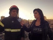 سارة نجيب تقدم حلقة خاصة فى "المواطن المصرى" من أعلى سلم المطافئ