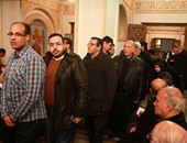 رئيس جامعة الإسكندرية يصل الكنيسة المرقسية بالمحافظة للعزاء فى شهداء ليبيا