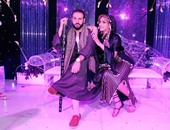 بالصور.. على طريقة فيلم طير أنت "محمد وآلاء" يرتديان "الجلباب البلدى" ليلة زفافهما