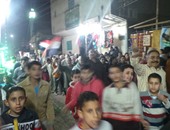 بالصور.. مسيرة لأهالي "ميت حمل" بالشرقية لدعم الجيش و الشرطة