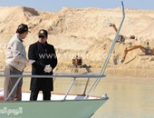 الرئيس السيسى يتفقد مركز المحاكاة بقناة السويس  الجديدة