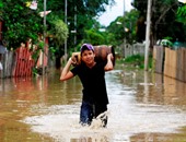 غرق منازل وتشرد عائلات فى البرازيل بسبب الفيضانات