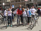 رضا البلتاجى مرشح تيار الاستقلال ينظم ماراثون دراجات بالمقطم