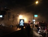 اشتعال النيران بسيارتين فى شارع المشير أحمد إسماعيل بمساكن شيراتون (تحديث )