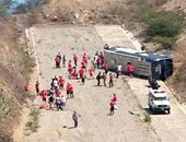 مصرع 19 شخصا فى انقلاب حافلة بواد شديد الانحدار فى جواتيمالا
