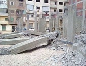 إزالة عقارين على أرض أملاك دولة بشارع مستشفى الصدر فى العمرانية