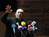 بالصور.. صباحى وخالد على يشاركان فى إحياء ذكرى الإطاحة بمبارك بنقابة الصحفيين