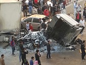 صحافة المواطن.. صور جديدة لحادث سقوط "مقطورة" من أعلى دائرى المريوطية بالمنيب