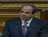 بالفيديو.. السيسى :الشعب المصرى انتصر للحرية أمام دعاة الردة والتخلف