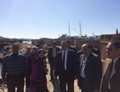 نائب وزير الإسكان ومحافظ دمياط يتفقدان أعمال التطوير بمنطقة المنزه