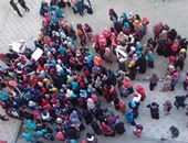 صحافة المواطن..بالفيديو والصور..طلاب المعهد الصحى يواصلون الإضراب