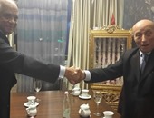 رئيس مجلس النواب يلتقى رئيس البرلمان الجزائرى بألبانيا