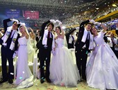حفل زواج جماعى لمشاركين من 62 دولة  فى كوريا الجنوبية
