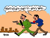 "ولعها يا حاتم.. أنا أخوك حاتم بتاع الإعلام".. فى كاريكاتير اليوم السابع