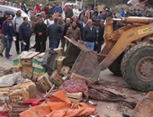بالصور.. حملة مكبرة لإزالة الإشغالات بحى المنتزه شرق الإسكندرية