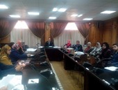 اجتماع لتطوير قطاع التعليم ورفع كفاءة العاملين بجامعة قناة السويس