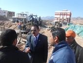 رئيس مدينة دهب يتفقد المشروعات الاستثمارية بالمدينة