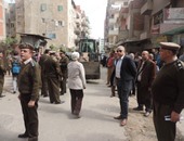 بالصور.. مدير أمن الغربية يقود حملة لرفع الإشغالات بمدينة طنطا