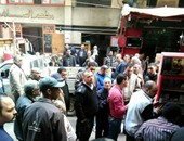 بالصور.. حى الجمرك بالإسكندرية يشن حملة لإزالة إشغالات الطريق