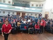 بالصور.. 500 طالب بمؤتمر الترايثلون فى الإسكندرية