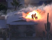 أوامر بإخلاء للمنازل بولاية أريزونا الأمريكية بسبب اتساع نطاق حريق