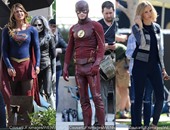 بالصور.. شبكة "CBS" تطرح صورا لأبطال مسلسلى "Supergirl" و"The Flash"