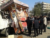 بالصور.. ضبط 88 بائعًا متجولاً ورفع 55 عربة مأكولات بشوارع القاهرة
