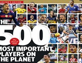 صلاح والننى ضمن قائمة أهم 500 لاعب على كوكب الأرض