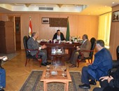 محافظ الفيوم يدعم مصر المقاصة قبل مواجهة الدفاع الإثيوبى