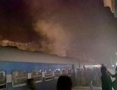 صحافة المواطن: بالصور.. السيطرة على حريق بعربة قطار فى نجع حمادى