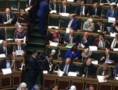 نقاش جانبى بين سيف اليزل ورئيس "برلمانية النور" بالجلسة العامة قبل رفعها