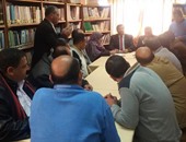 بالصور.. "وكيل تعليم جنوب سيناء" يلتقى المرشحين لأعمال امتحانات الدبلومات