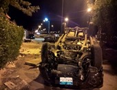 بالفيديو..صحافة مواطن.. تحطم سيارة بعد اصطدامها بأخرى تابعة للشرطة فى الغردقة