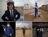 بالصور.. مصورة تحقق أحلام الفتيات السوريات فى المخيمات
