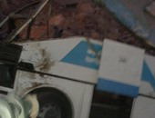 انتقال 4 سيارات إطفاء بعد اشتعال بأتوبيس الكريمات