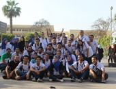 فريق "هندسة حلوان" يفوز بالمركز الأول فى سباق سيارات بجامعة القاهرة