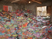 ضبط 52 طن ملابس مستوردة غير خالصة الرسوم الجمركية فى بورسعيد