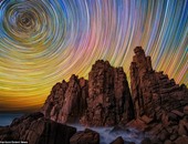 طريق النجوم.. مصور يلتقط صورا رائعة للمسارات النارية فى السماء
