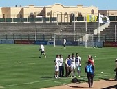 لاعبو الزمالك يرتدون قمصان الشهداء قبل مباراة بطل رواندا