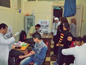 مؤسسة  "أهل مصر" تنظم قافلة "البراجيل" لتوقيع الكشف الطبى على الأطفال