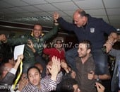 فرحة أعضاء مجلس نقابة الصحفيين بالفوز فى انتخابات التجديد النصفى