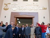 وزير العدل يلتقى أعضاء النيابة عقب افتتاح محكمة أبو كبير