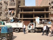 رفع وإزالة 125 طن مخلفات و66 حالة إشغال طريق بشوارع وميادين ببا ببنى سويف